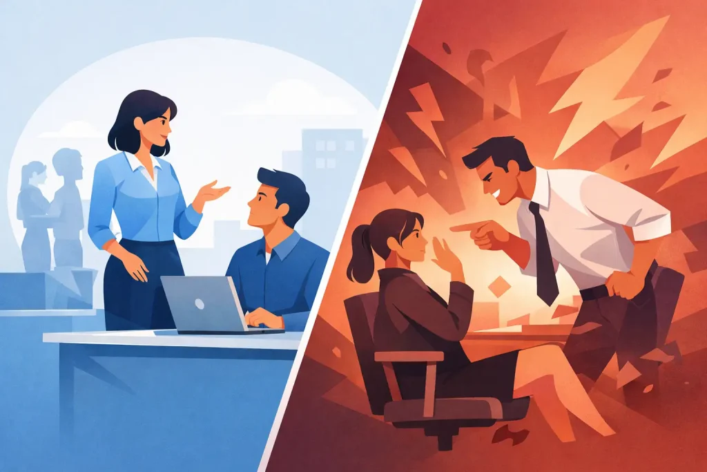 Assertiveness Versus Aggression at Work